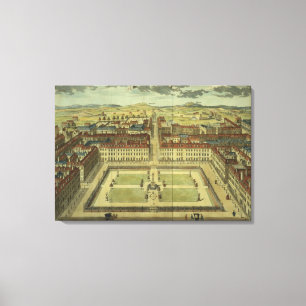 Soho of King's Square, voor 'Stow's Survey of Lond Canvas Afdruk