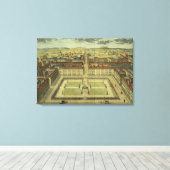 Soho of King's Square, voor 'Stow's Survey of Lond Canvas Afdruk (Insitu (Houten vloer))