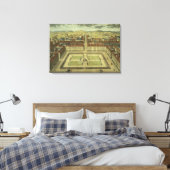 Soho of King's Square, voor 'Stow's Survey of Lond Canvas Afdruk (Insitu (Slaapkamer))