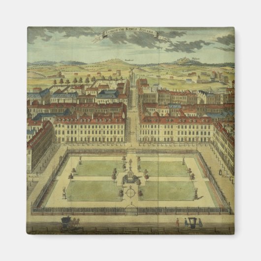 Soho of King's Square, voor 'Stow's Survey of Lond Magneet (Voorkant)