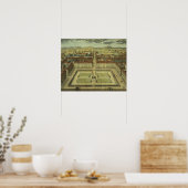 Soho of King's Square, voor 'Stow's Survey of Lond Poster (Keuken)