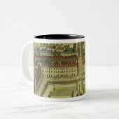 Soho of King's Square, voor 'Stow's Survey of Lond Tweekleurige Koffiemok (Voorkant links)