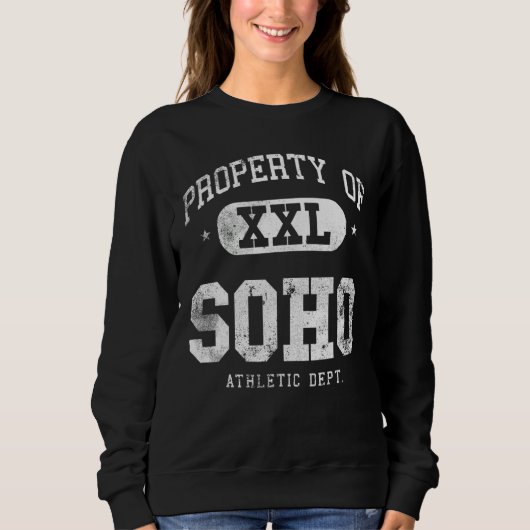 Soho Property Xxl Sport College Athletic Funny Trui (Voorkant)