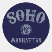 SoHo Ronde Sticker (Voorkant)