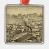 Soho Saw and Planing Mills and Barge Yards Metalen Ornament (Voorkant)