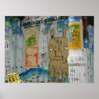Soho Street Art Poster