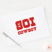SOI COWBOY OVALE STICKER (Envelop)