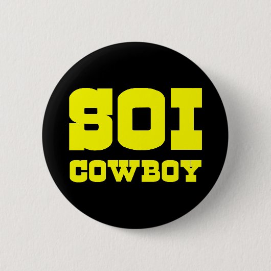 SOI COWBOY RONDE BUTTON 5,7 CM (Voorkant)