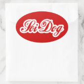 SOI DOG OVALE STICKER (Tas)