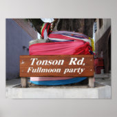 Soi Tonson, Koh Phangan ... Fullmoon Party Poster (Voorkant)