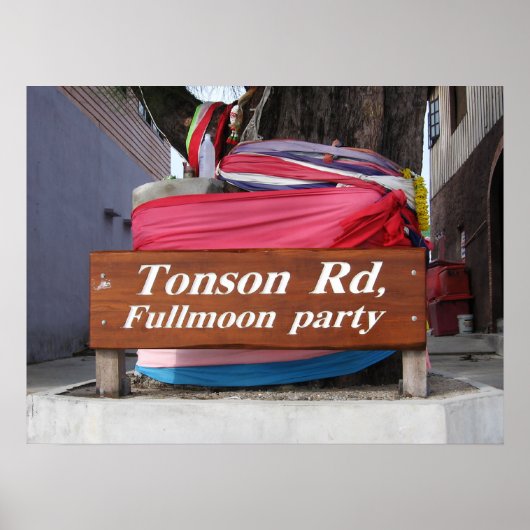 Soi Tonson, Koh Phangan ... Fullmoon Party Poster (Voorkant)