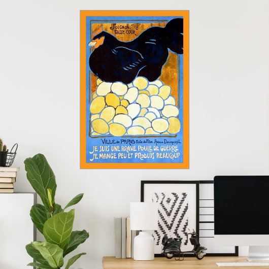 Soignons la basse-cour ~ Frans WW1-Poster Poster (Thuiskantoor)