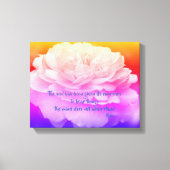 Soil and Mind Rumi Inspirerend Quote Canvas Afdruk (Voorkant)