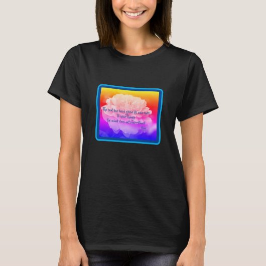 Soil and Mind Rumi Inspirerend Quote T-shirt (Voorkant)