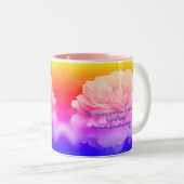 Soil and Mind Rumi Inspirerend Quote Tweekleurige Koffiemok (Voorkant rechts)