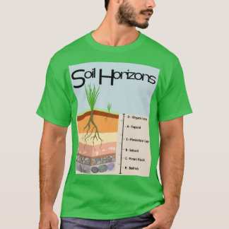 Soil Horizons Geology Soil Science T-shirt