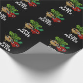 Soil Mates Funny Beet Root Pun Dark BG Cadeaupapier (Hoek)