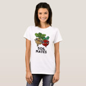 Soil Mates Funny Beet Root Pun T-shirt (Voorkant volledig)
