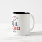 Soil Scientist Tweekleurige Koffiemok (Voorkant rechts)