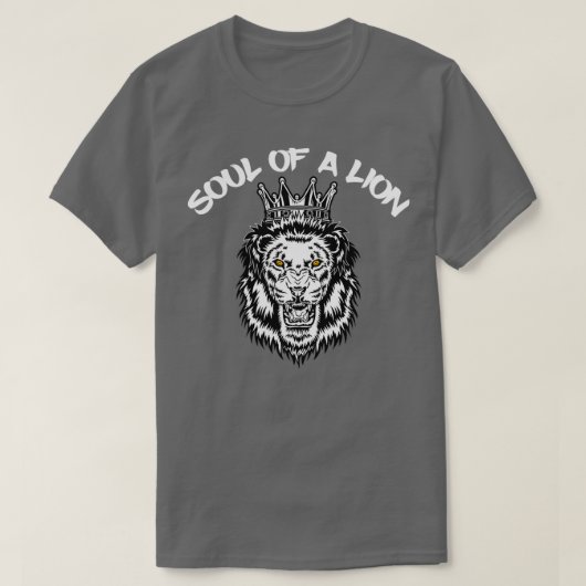 Soil van een leeuw t-shirt (Design voorkant)