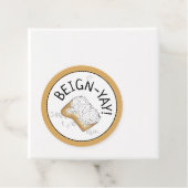Soine-Yay. New Orleans NOLA Beignet Pastry Foodie Bedankjes Labels (In situ)
