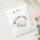 Soine-Yay. New Orleans NOLA Beignet Pastry Foodie Bedankzakje (Gezegeld)