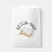 Soine-Yay. New Orleans NOLA Beignet Pastry Foodie Bedankzakje (Voorkant)