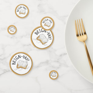 Soine-Yay. New Orleans NOLA Beignet Pastry Foodie Confetti