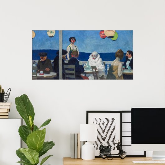 Soir Bleu | Edward Hopper | Poster (Thuiskantoor)