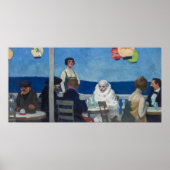 Soir Bleu | Edward Hopper | Poster (Voorkant)