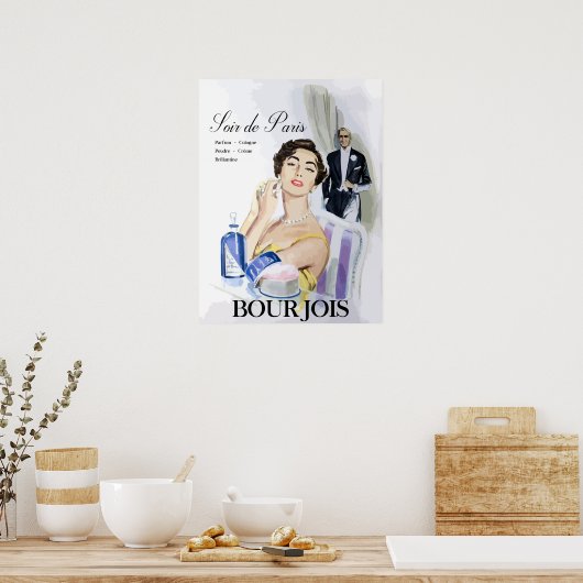 Soir de Paris (Evening of Paris) Poster (Keuken)