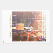 Soirea van Max Zaxster Verpakkende Papieren Vellen (Voorkant 2)