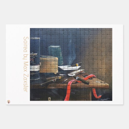 Soirea van Max Zaxster Verpakkende Papieren Vellen (Voorkant)