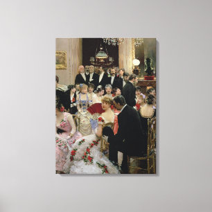 Soiree, c.1880 canvas afdruk