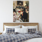 Soiree, c.1880 canvas afdruk (Insitu (Slaapkamer))