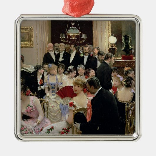 Soiree, c.1880 metalen ornament (Voorkant)
