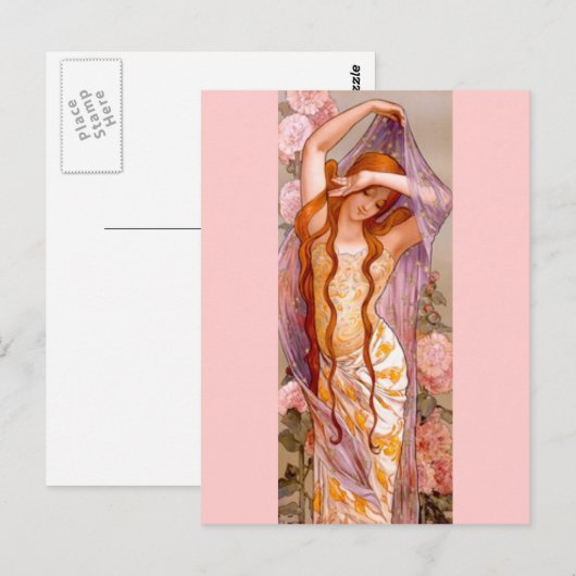 Soiree d'Ete Nouveau Briefkaart (Voorkant / Achterkant)