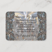 Soirée Elegant Professional Round Visitekaartje (Achterkant)