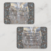 Soirée Elegant Professional Round Visitekaartje (Voorkant / Achterkant)