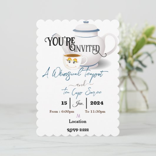 Soirée Kaart (Staand voorkant)