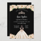 Soiree Quinceañera Tiara Black Kaart (Voorkant / Achterkant)