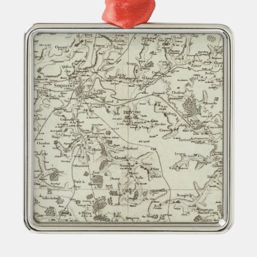 Soissons Metalen Ornament (Voorkant)