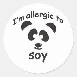 Soja allergie sticker