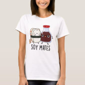 Soja Mates Grappige Sojasaus Pun T-shirt (Voorkant)