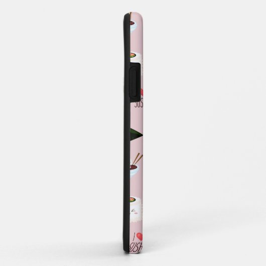 Soja verliefd schattig lichtroze Kawaii Sushi Case-Mate iPhone Case (Achterkant/rechts)