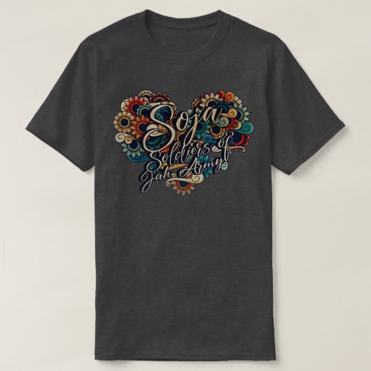 Soja VIGNETTE  KLEUR T-shirt (Design voorkant)
