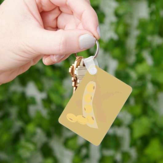 sojabonen sleutelhanger (Hand)