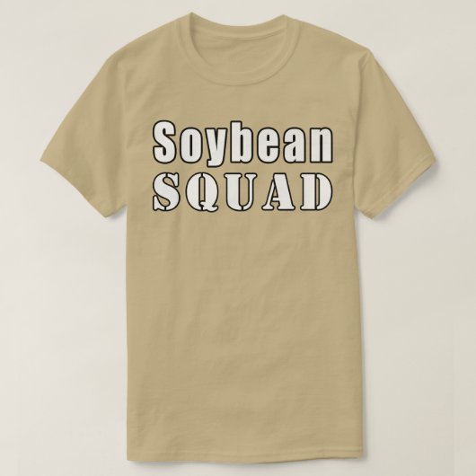 Sojaboon Squad Farmer Funny Soybeans T-shirt (Design voorkant)