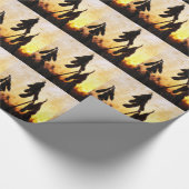 Sojaboon Sunset Cadeaupapier (Hoek)