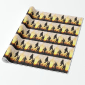 Sojaboon Sunset Cadeaupapier (Uitgerold)